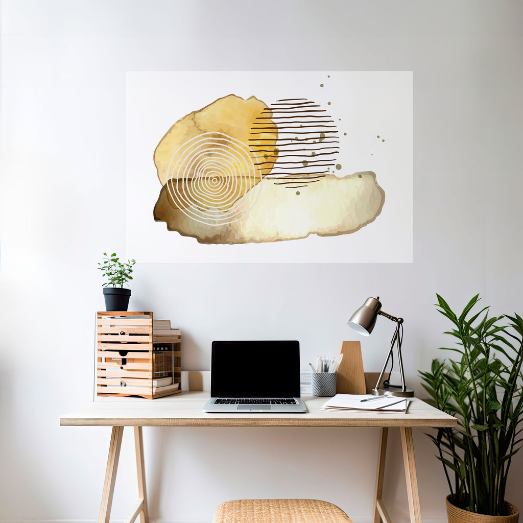 TRANSCENDENT TONES Poster Horizontal Autocolante