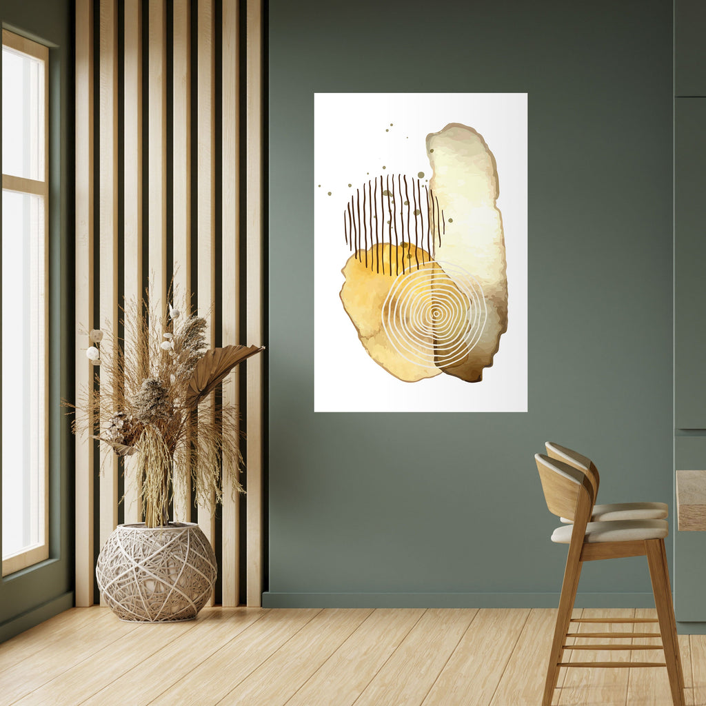 TRANSCENDENT TONES Peel and Stick Vertical Poster