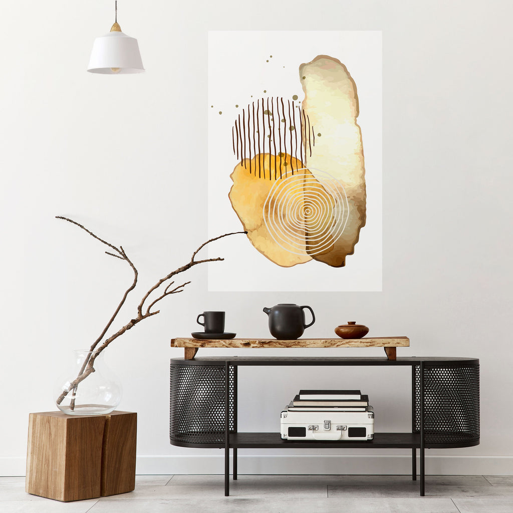 TRANSCENDENT TONES Peel and Stick Vertical Poster