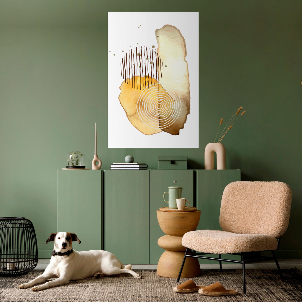 TRANSCENDENT TONES Peel and Stick Vertical Poster