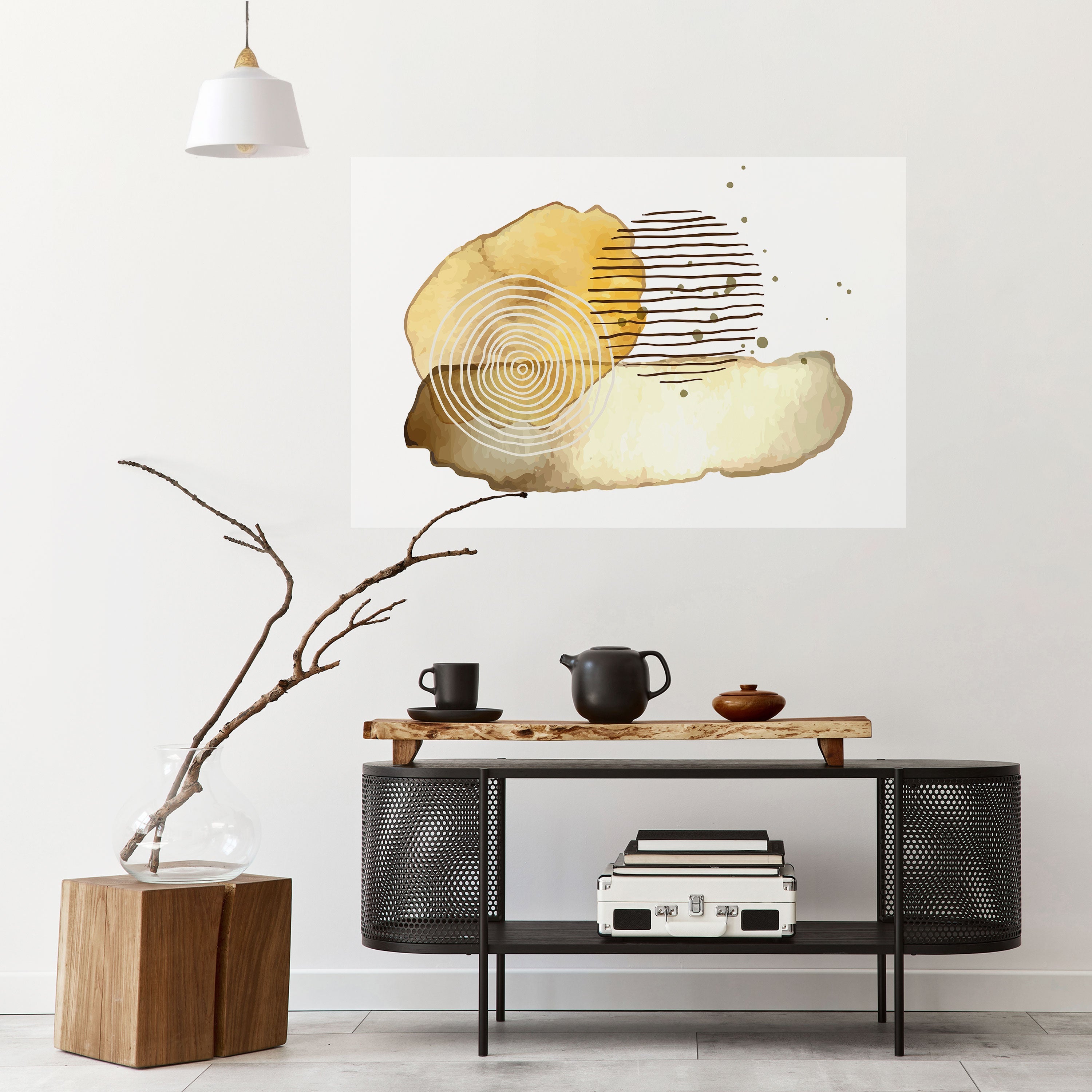 TRANSCENDENT TONES Poster Horizontal Autocolante