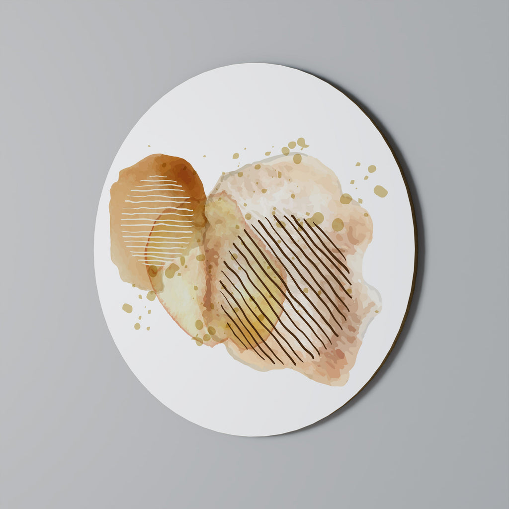 TRANSCENDENTAL HARMONY Round Wall Art