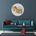 TRANSCENDENTAL HARMONY Round Wall Art