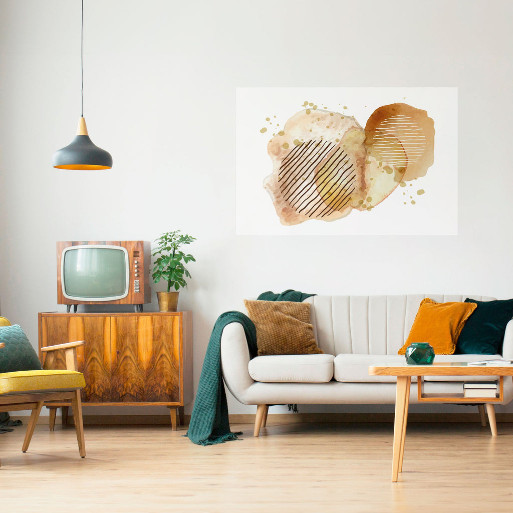 TRANSCENDENTAL HARMONY Peel and Stick Horizontal Poster