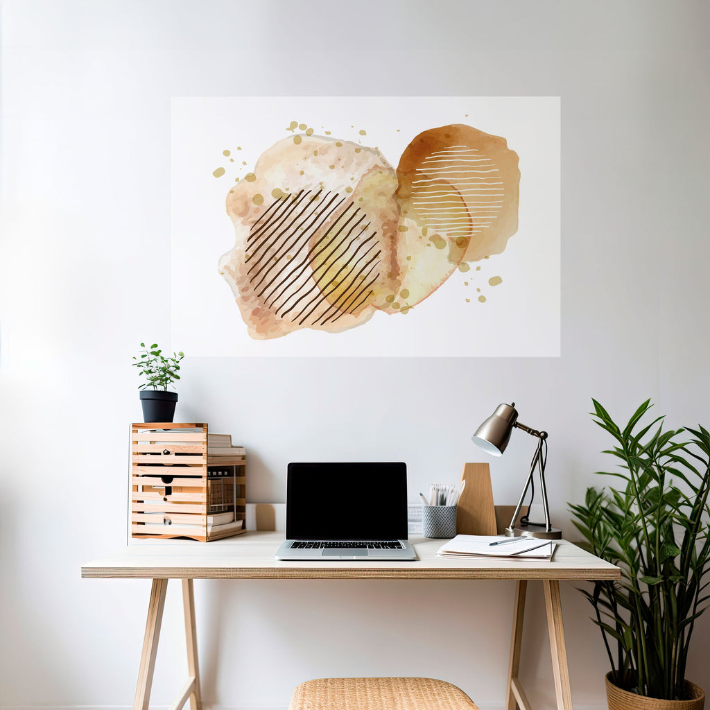 TRANSCENDENTAL HARMONY Peel and Stick Horizontal Poster