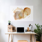 TRANSCENDENTAL HARMONY Peel and Stick Horizontal Poster