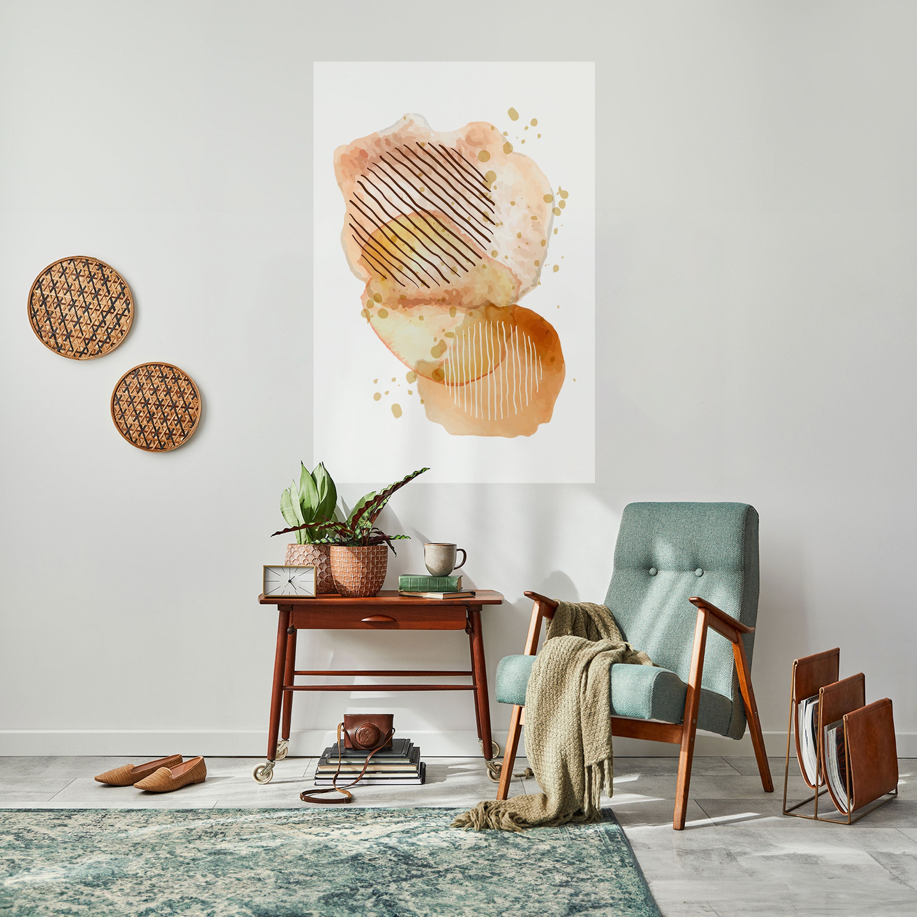 TRANSCENDENTAL HARMONY Peel and Stick Vertical Poster