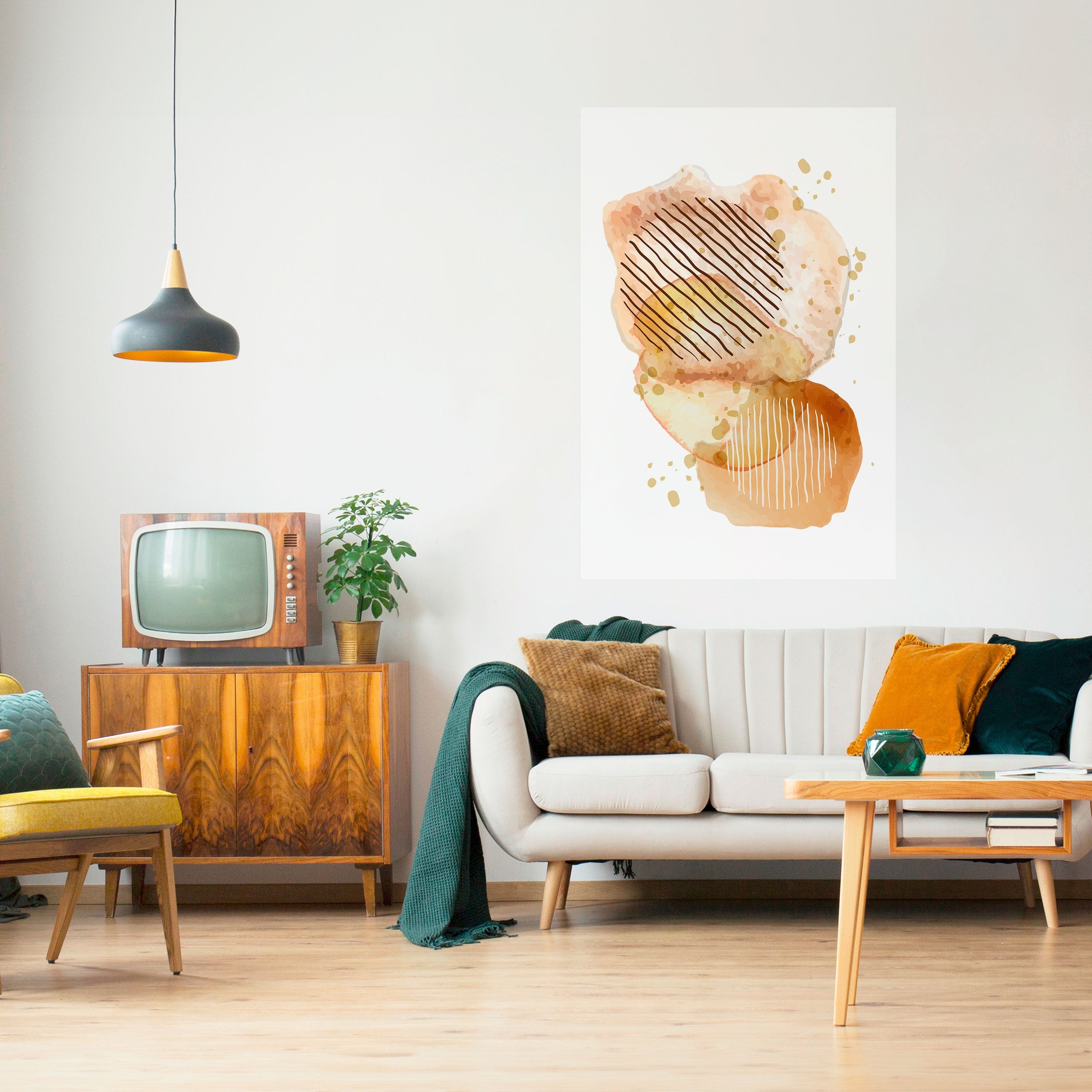 TRANSCENDENTAL HARMONY Peel and Stick Vertical Poster