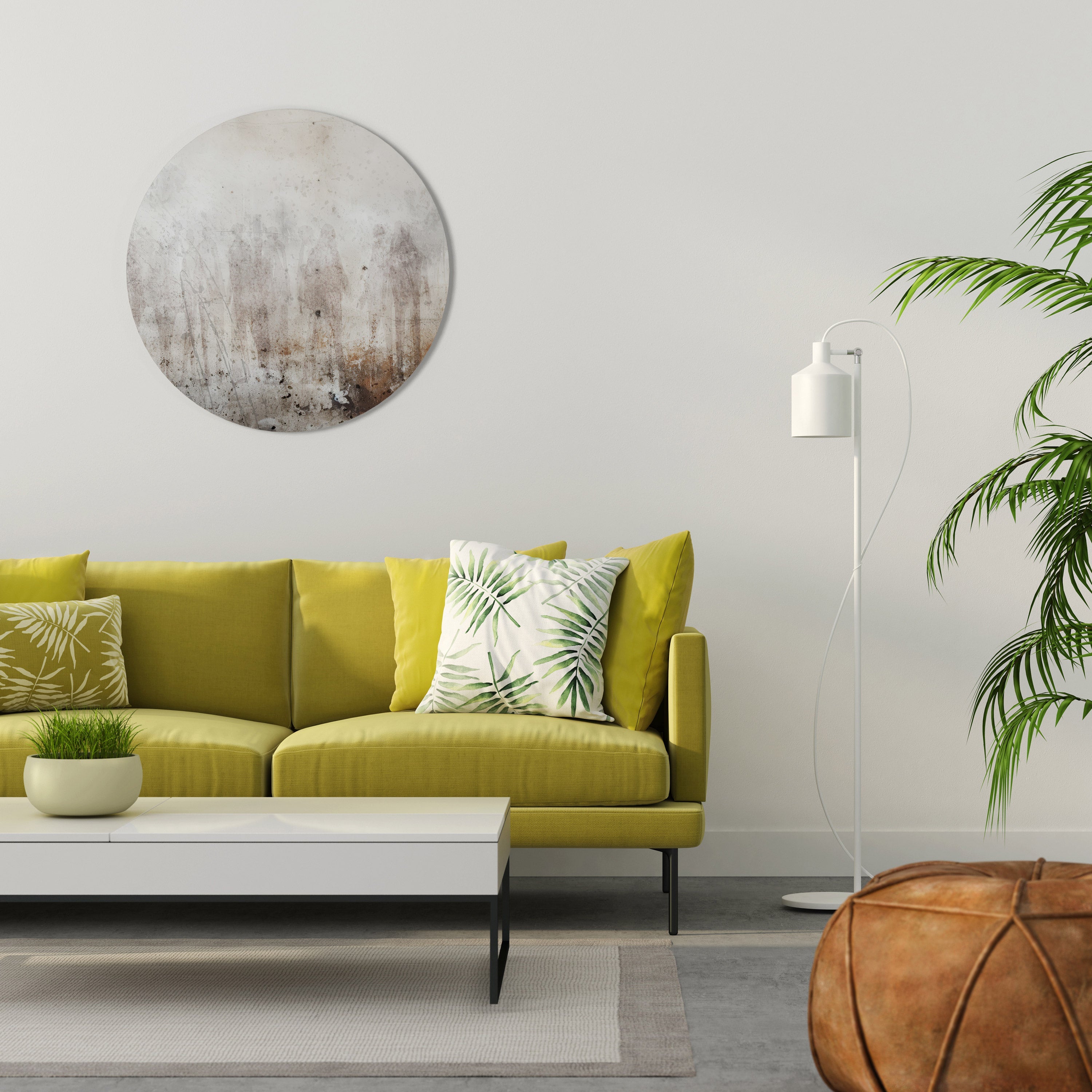 SERENE SPECTRUM Quadro Redondo Decorativo