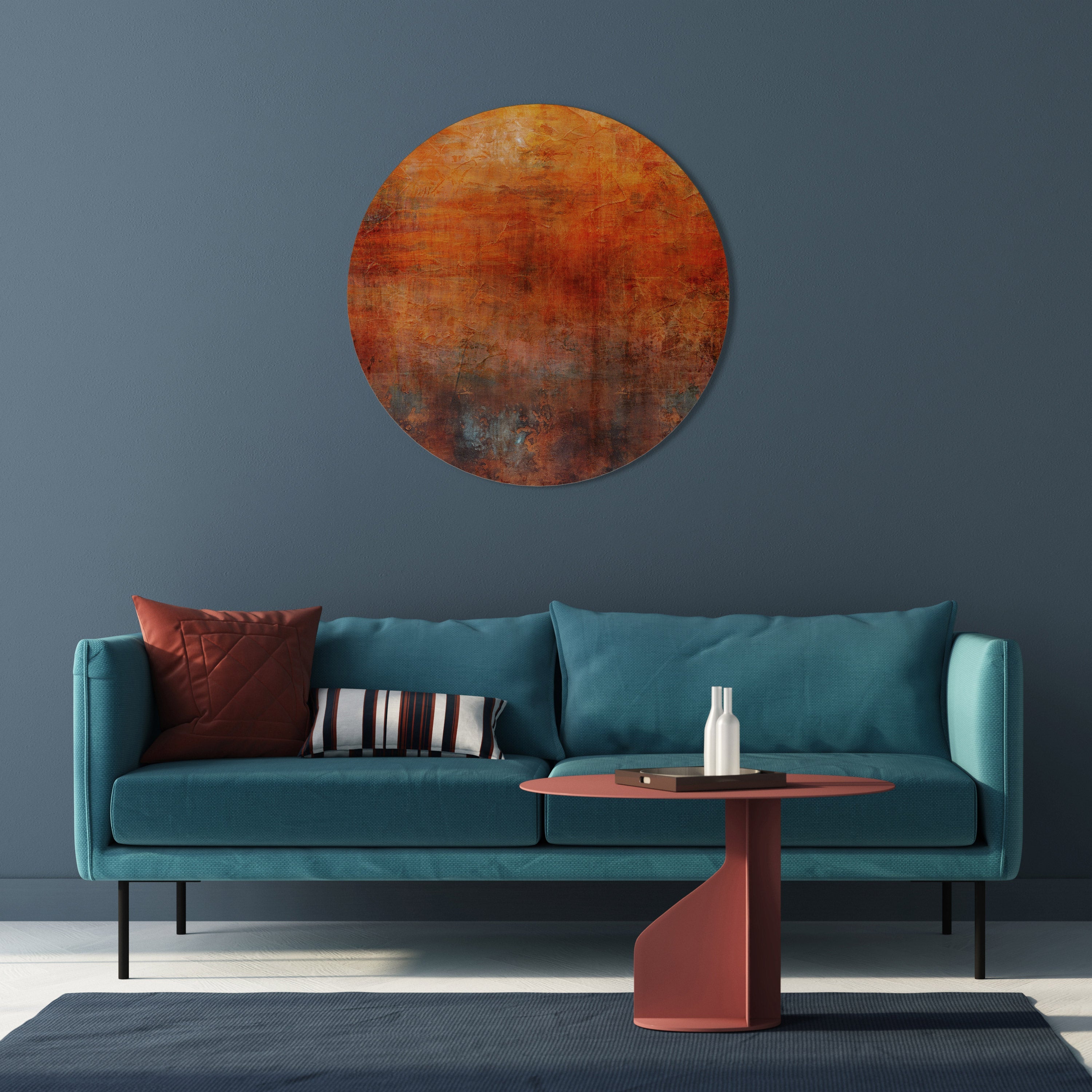 ECHOES OF EUPHORIA Quadro Redondo Decorativo