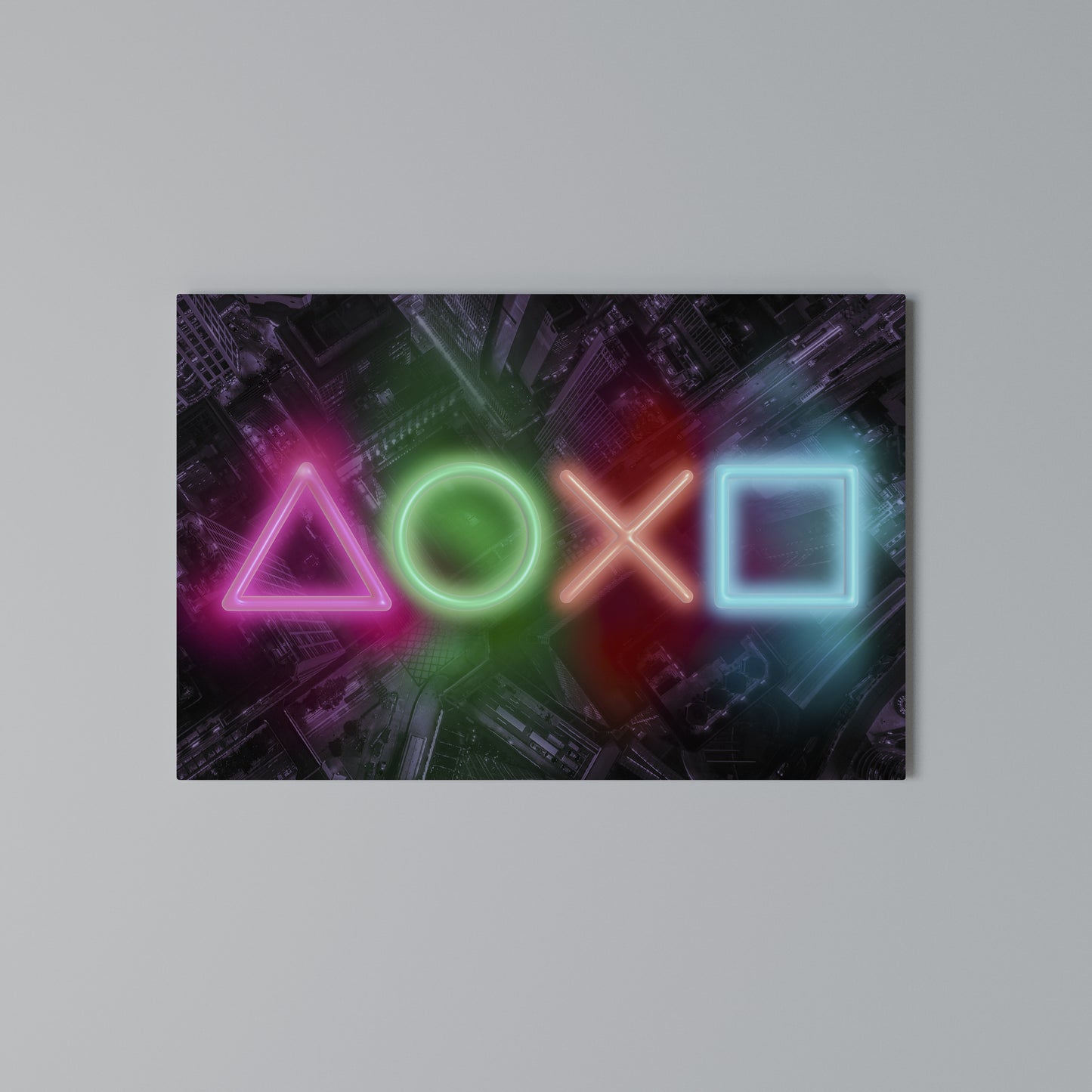 CYBERPUNK CHRONICLE Horizontal Canvas Print