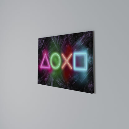 CYBERPUNK CHRONICLE Horizontal Canvas Print