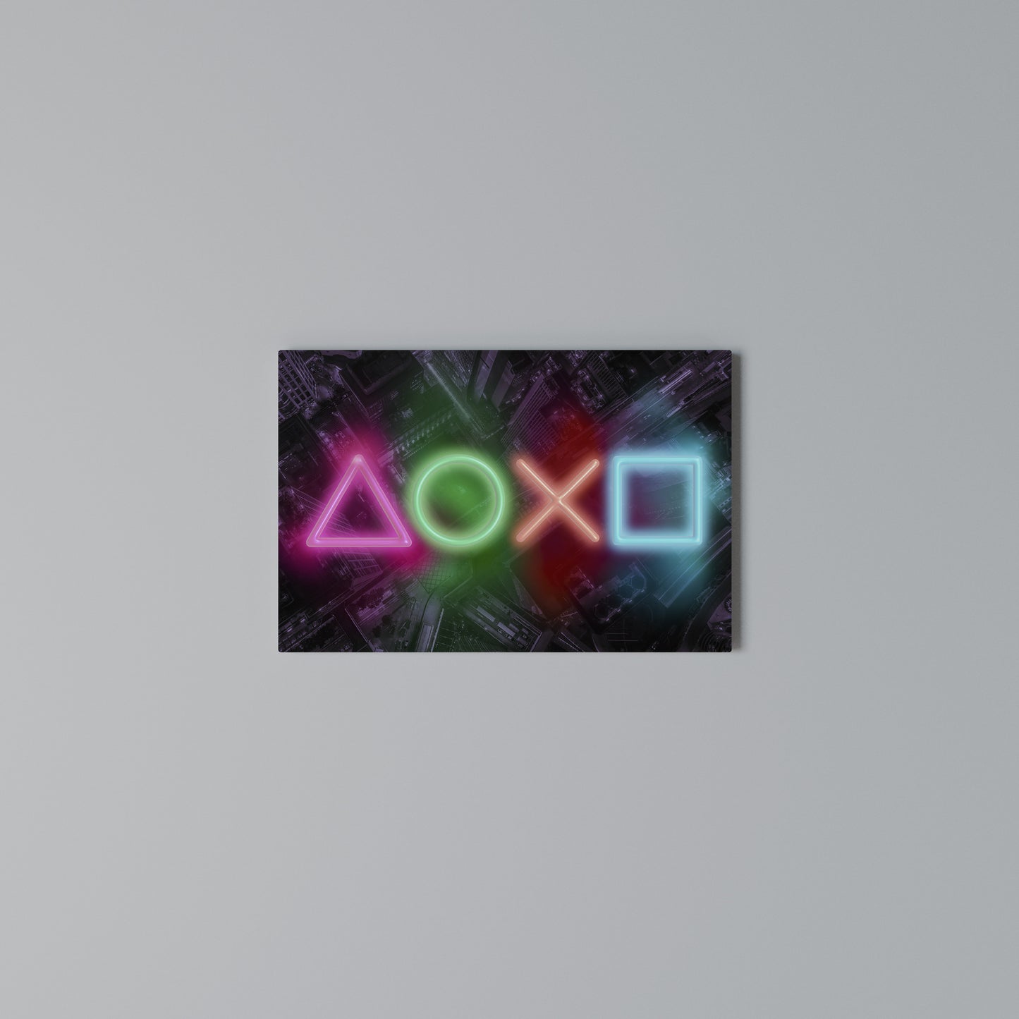 CYBERPUNK CHRONICLE Horizontal Canvas Print