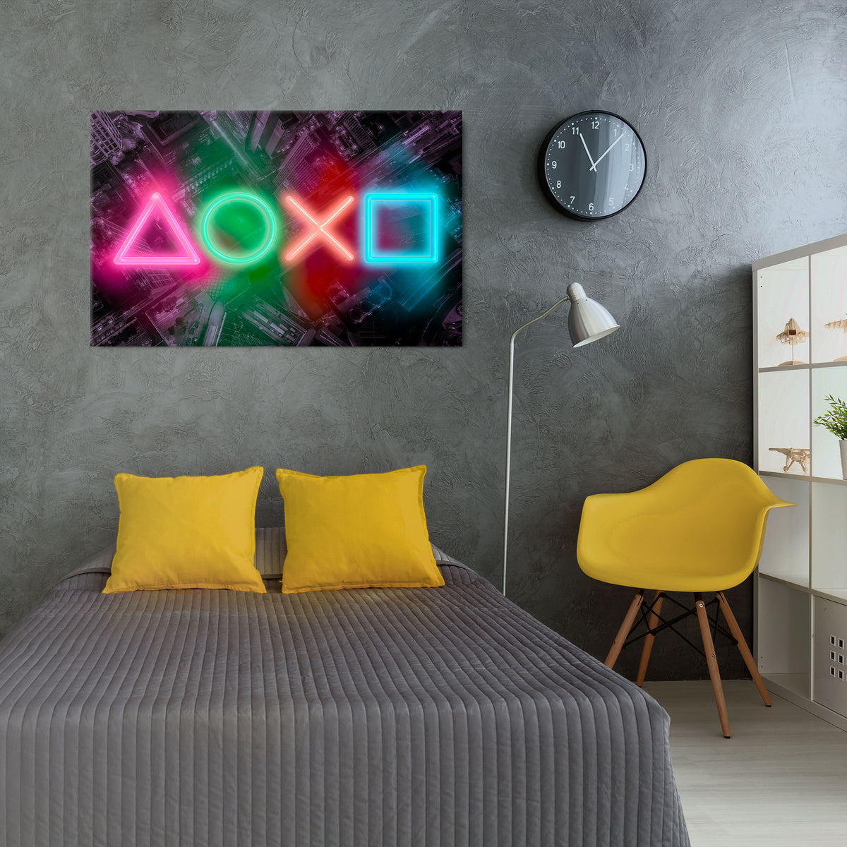 CYBERPUNK CHRONICLE Horizontal Canvas Print
