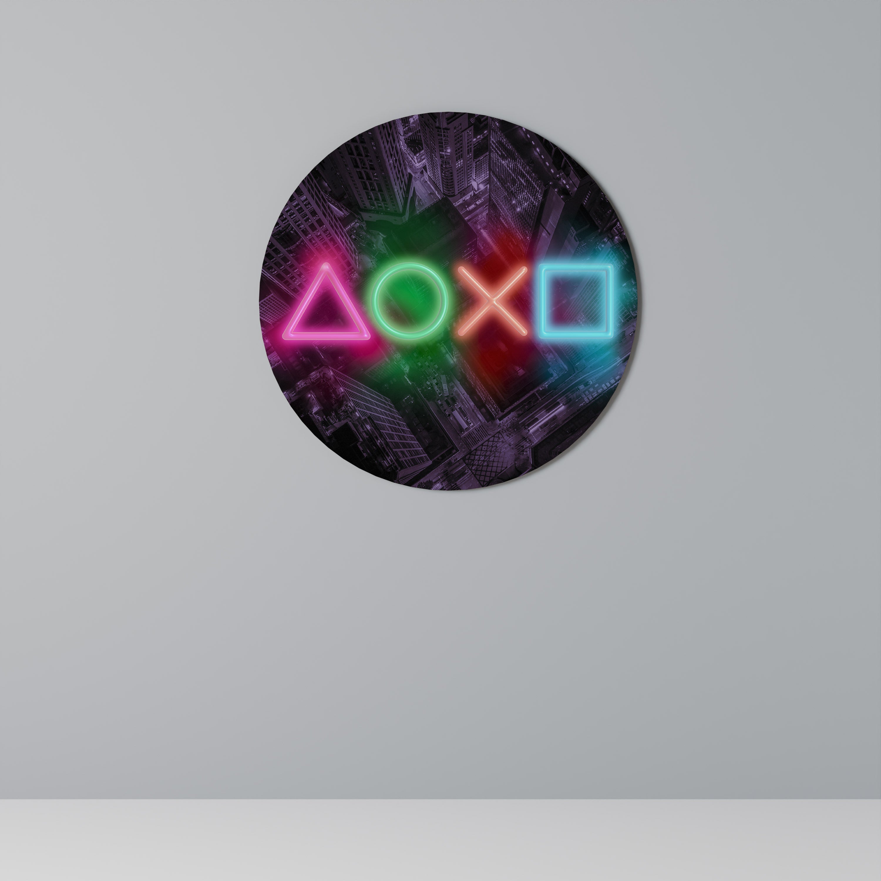 CYBERPUNK CHRONICLE Quadro Redondo Decorativo