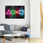 CYBERPUNK CHRONICLE Poster Horizontal Autocolante