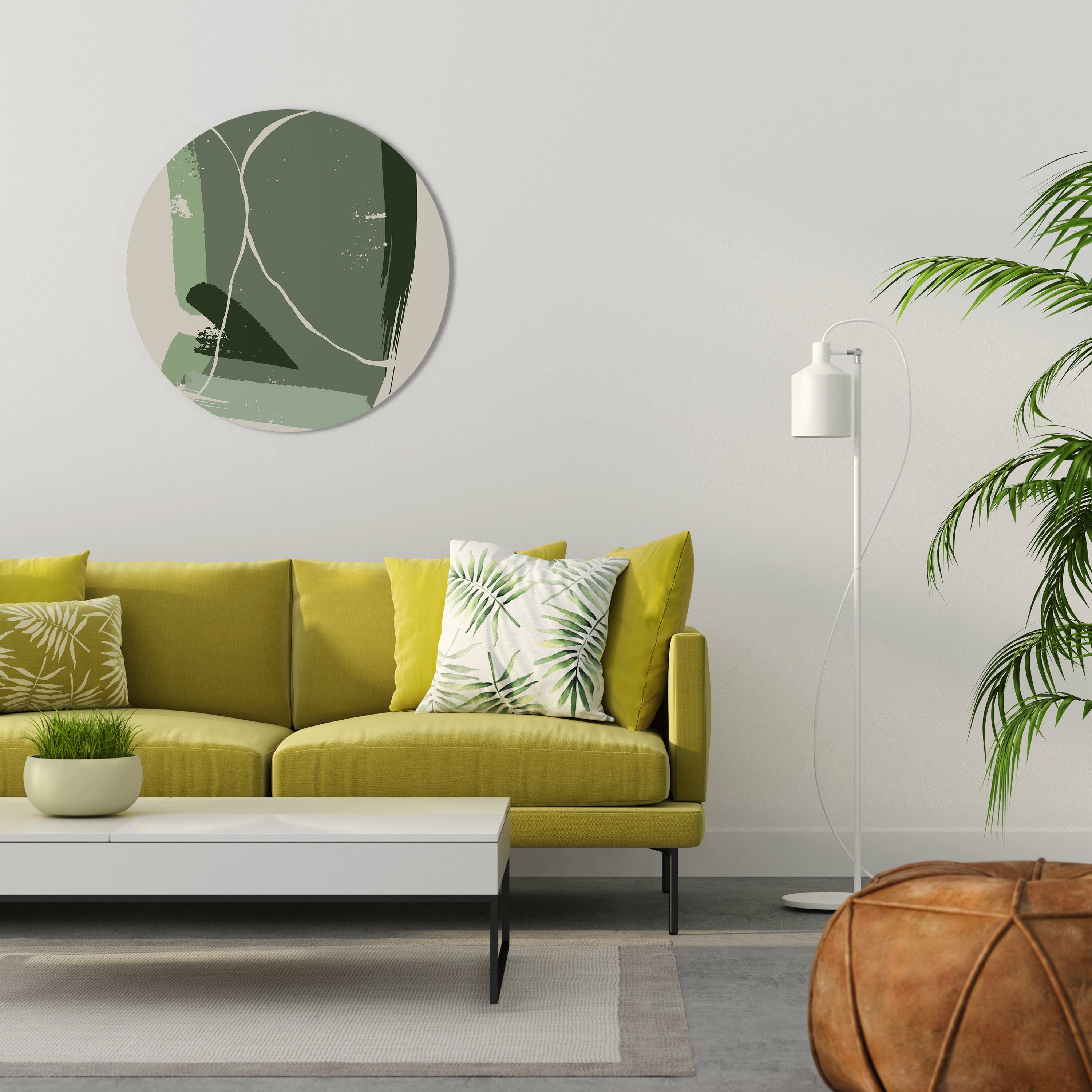 VERDANT HEAVEN Round Wall Art