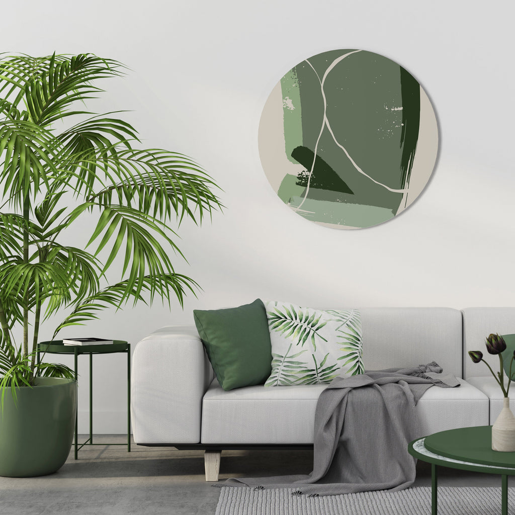 VERDANT HEAVEN Round Wall Art