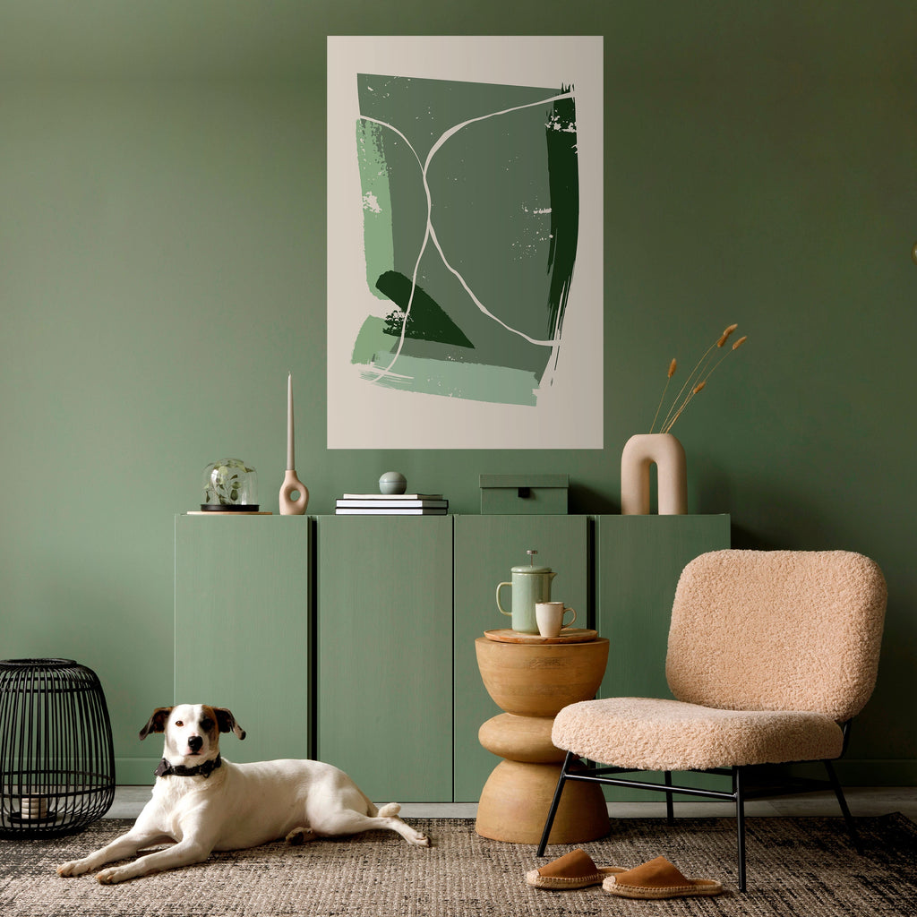 VERDANT HEAVEN Peel and Stick Vertical Poster