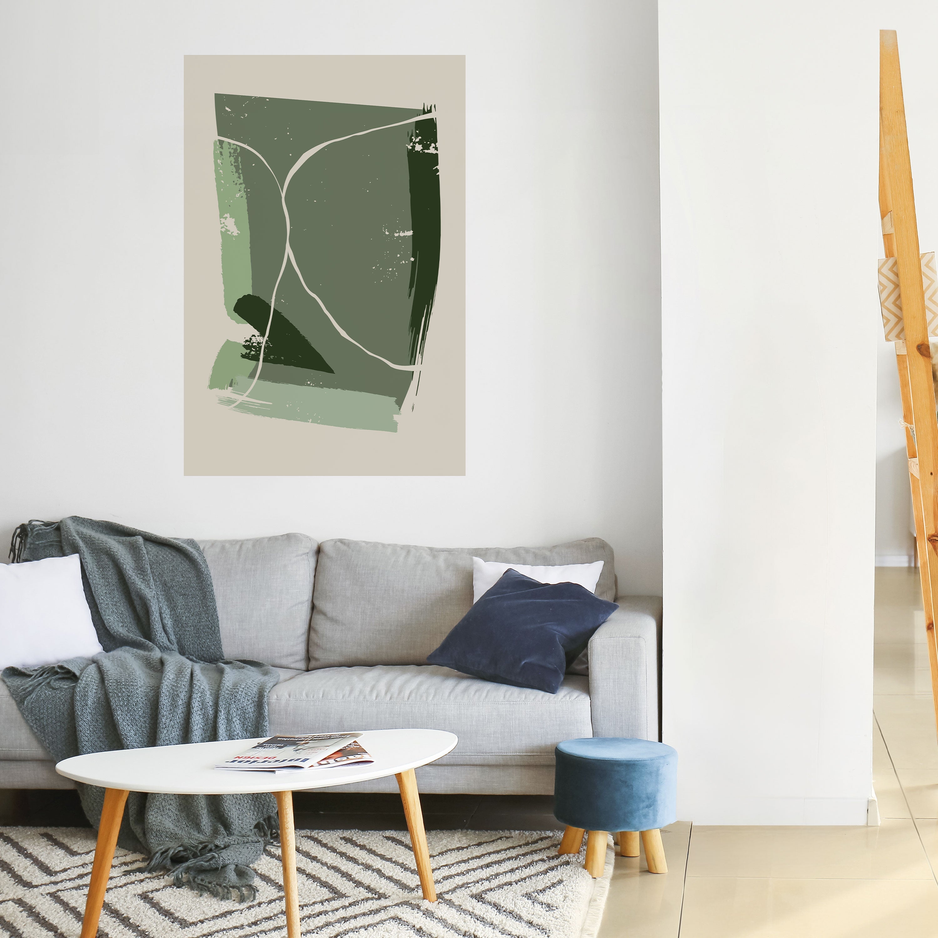 VERDANT HEAVEN Peel and Stick Vertical Poster