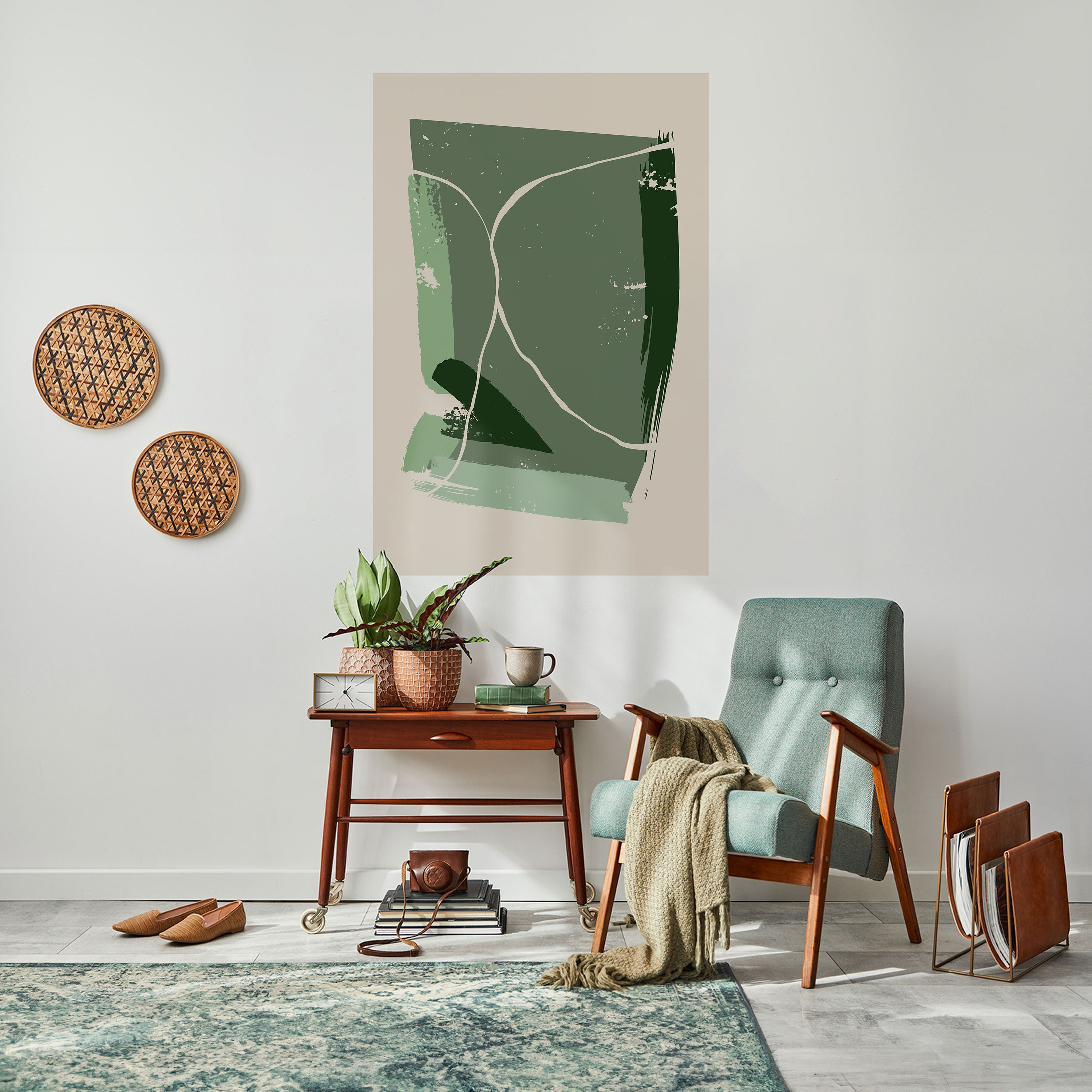 VERDANT HEAVEN Peel and Stick Vertical Poster