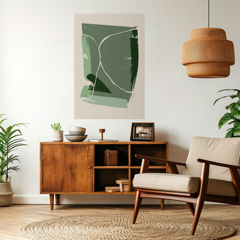 VERDANT HEAVEN Peel and Stick Vertical Poster