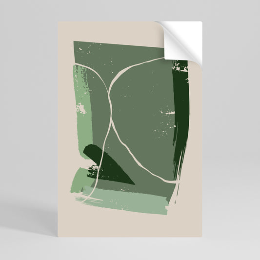 VERDANT HEAVEN Póster Autocolante Vertical