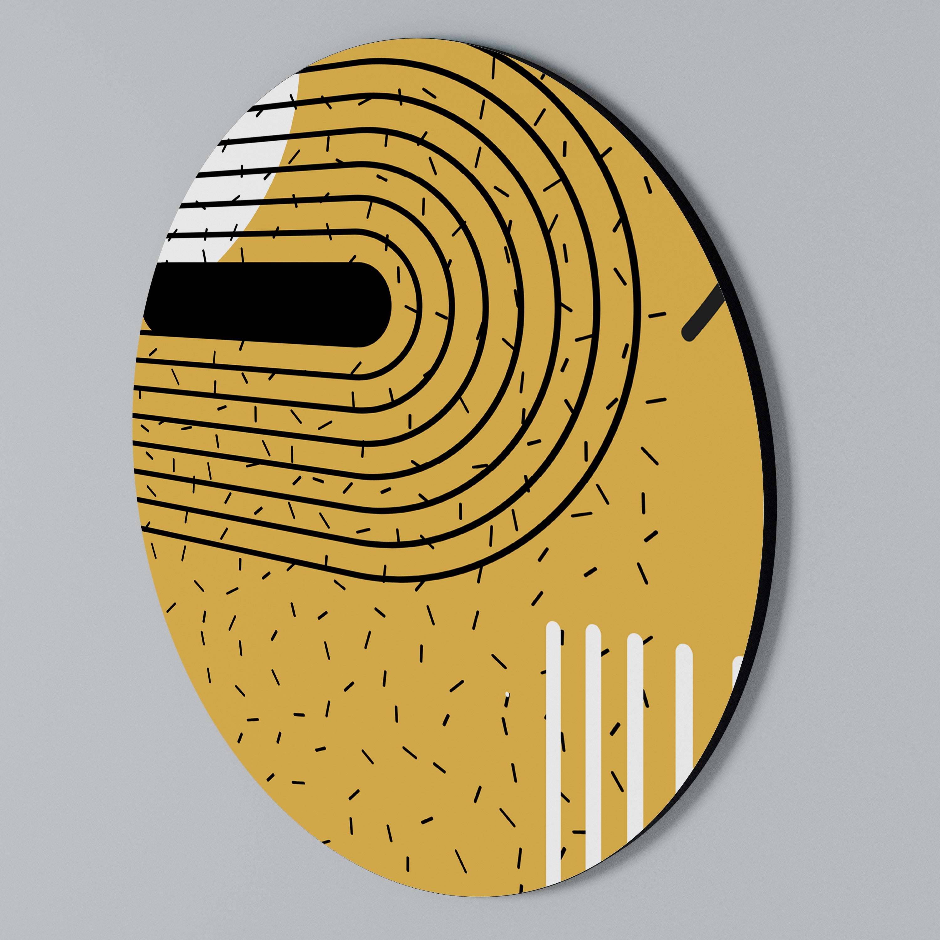 SHAPESHIFT SYMPHONY Arte de Parede Redonda