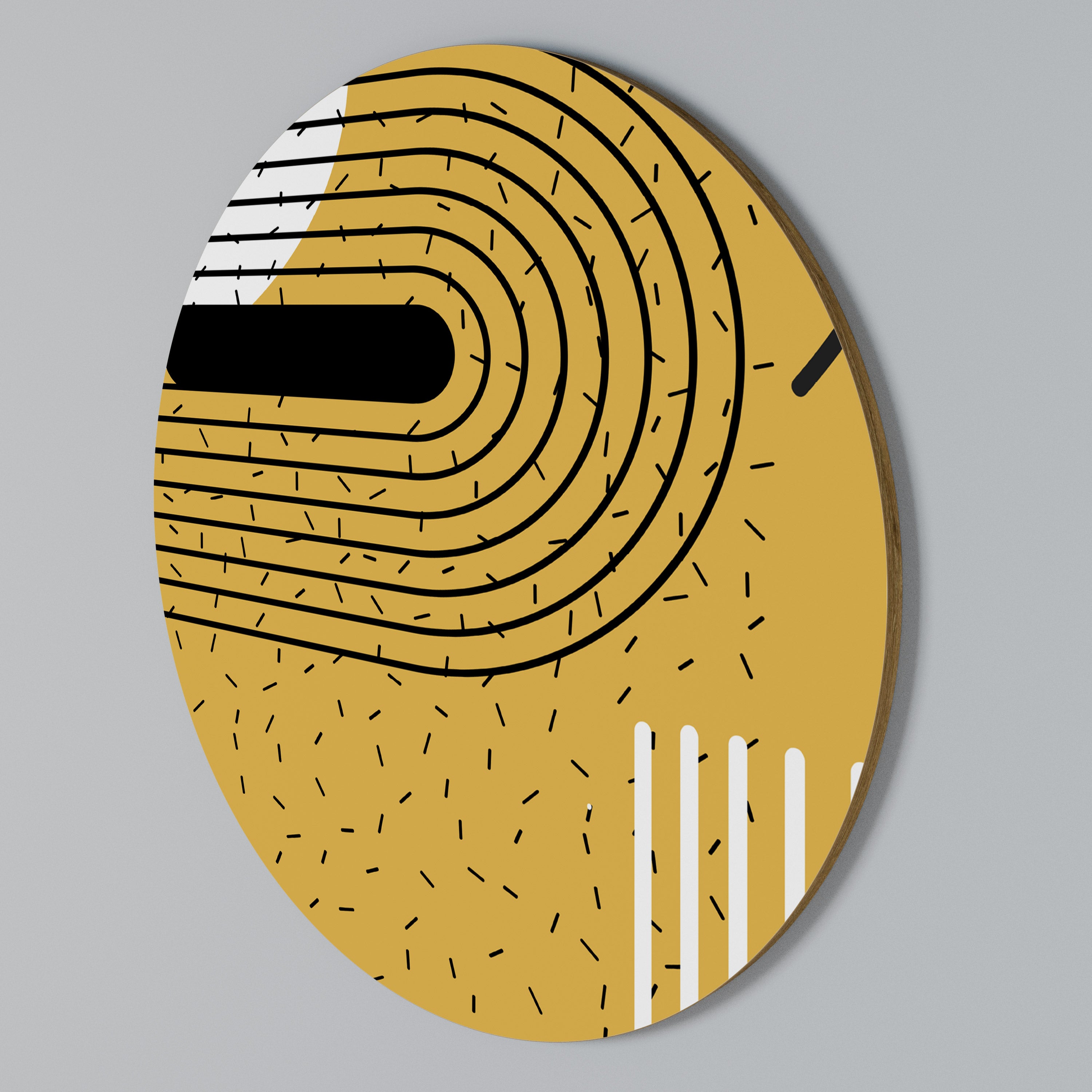 SHAPESHIFT SYMPHONY Arte de Parede Redonda