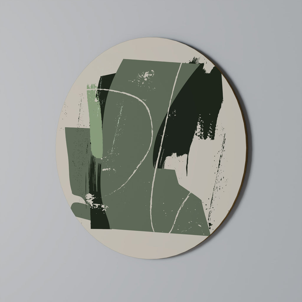 EVERGREEN ESCAPE Quadro Redondo Decorativo