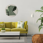 EVERGREEN ESCAPE Quadro Redondo Decorativo