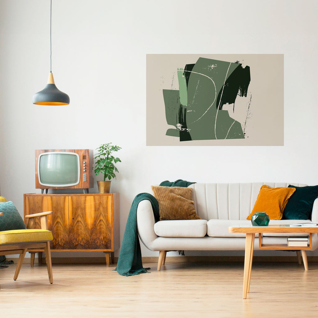 EVERGREEN ESCAPE Poster Horizontal Autocolante