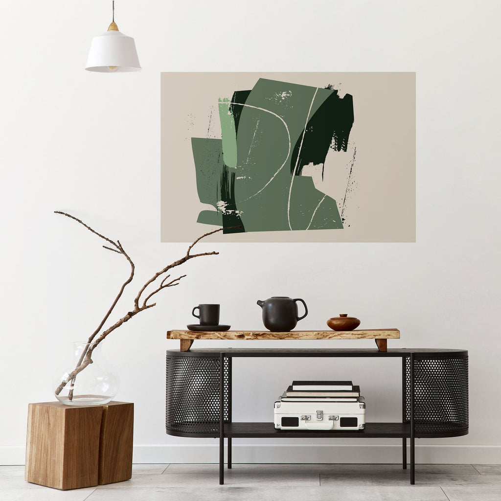 EVERGREEN ESCAPE Poster Horizontal Autocolante