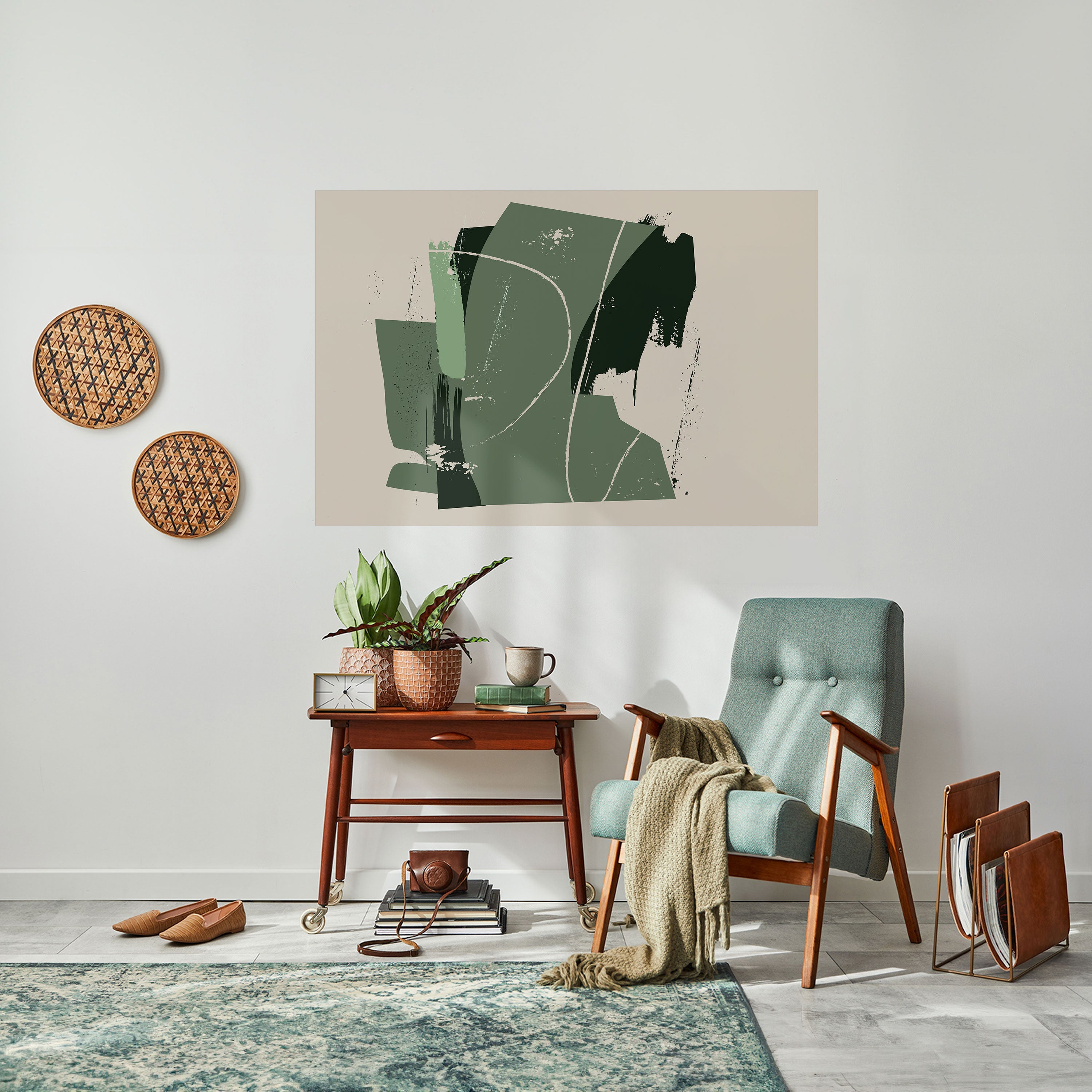 EVERGREEN ESCAPE Poster Horizontal Autocolante