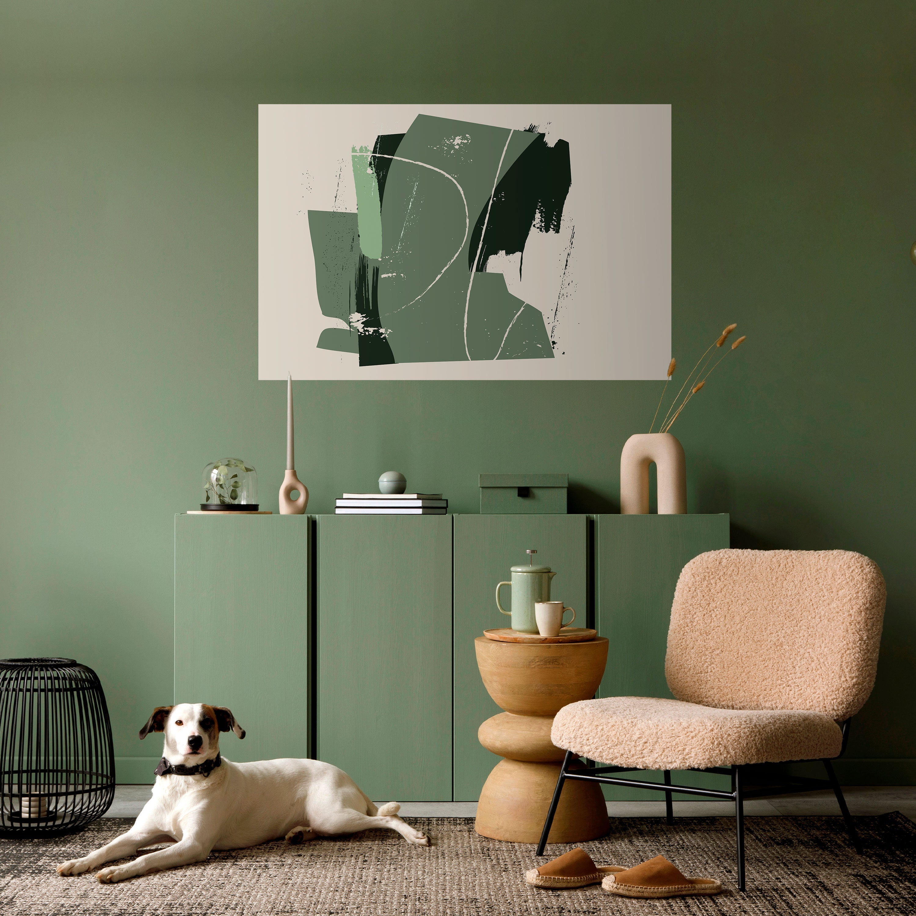 EVERGREEN ESCAPE Poster Horizontal Autocolante