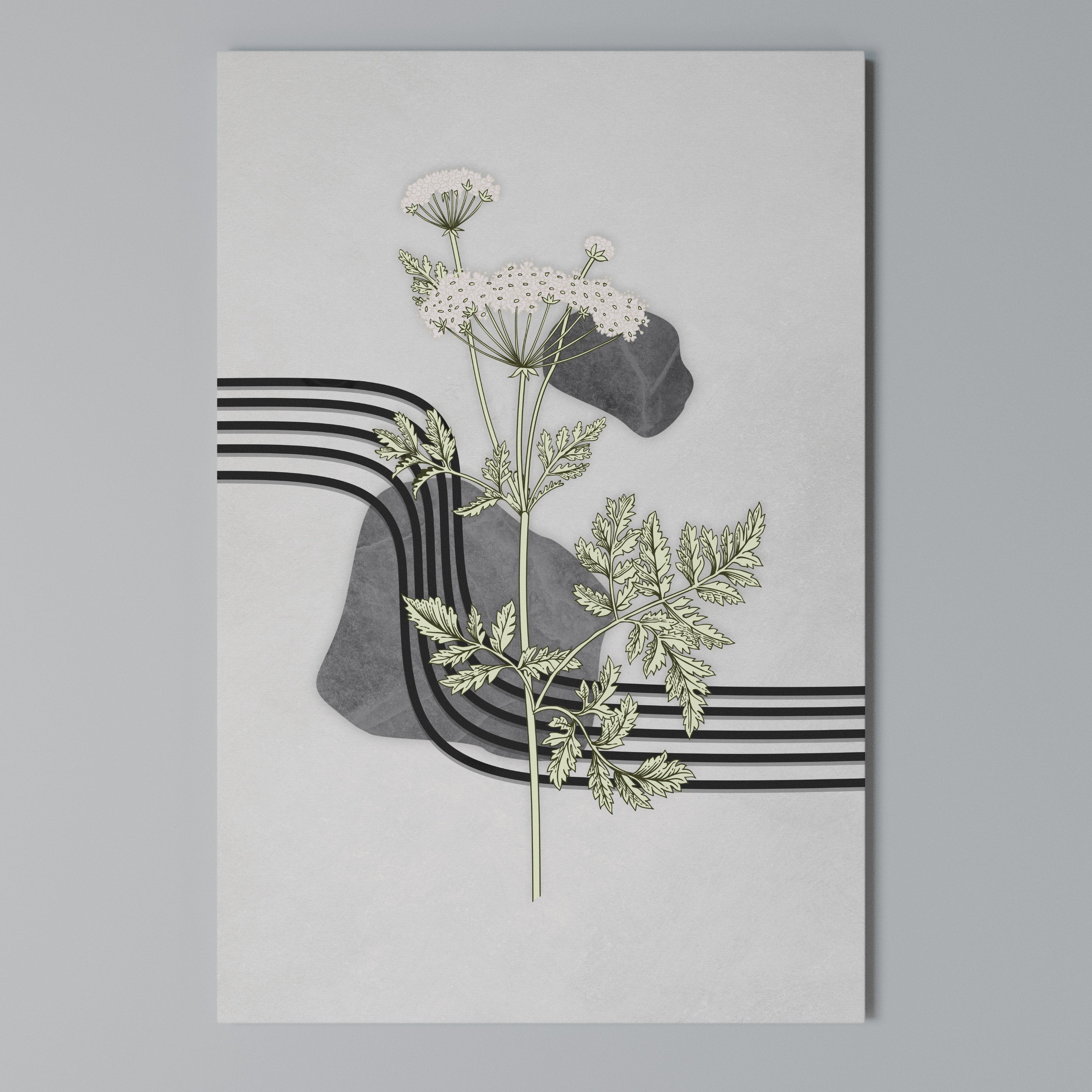 HERACLEUM ARRAY Vertical Canvas Print