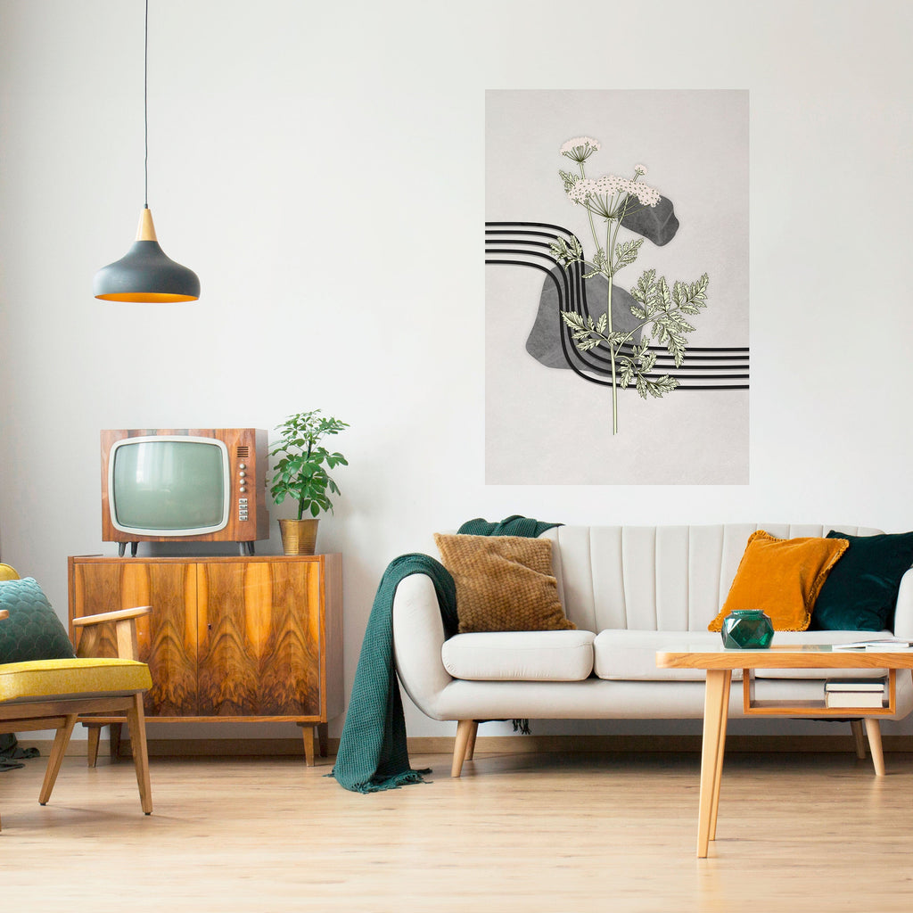 HERACLEUM ARRAY Peel and Stick Vertical Poster