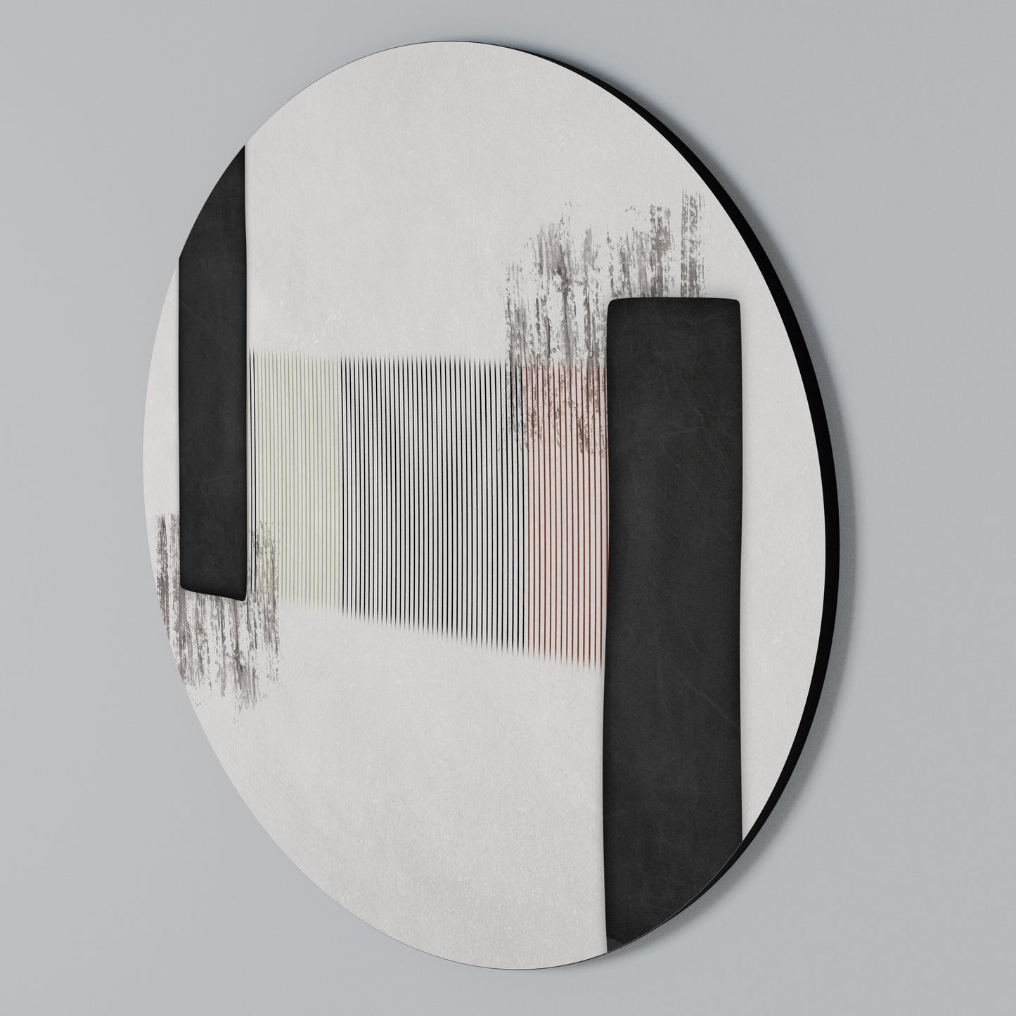 OBDYDIAN PRELUDE Arte de Parede Redonda
