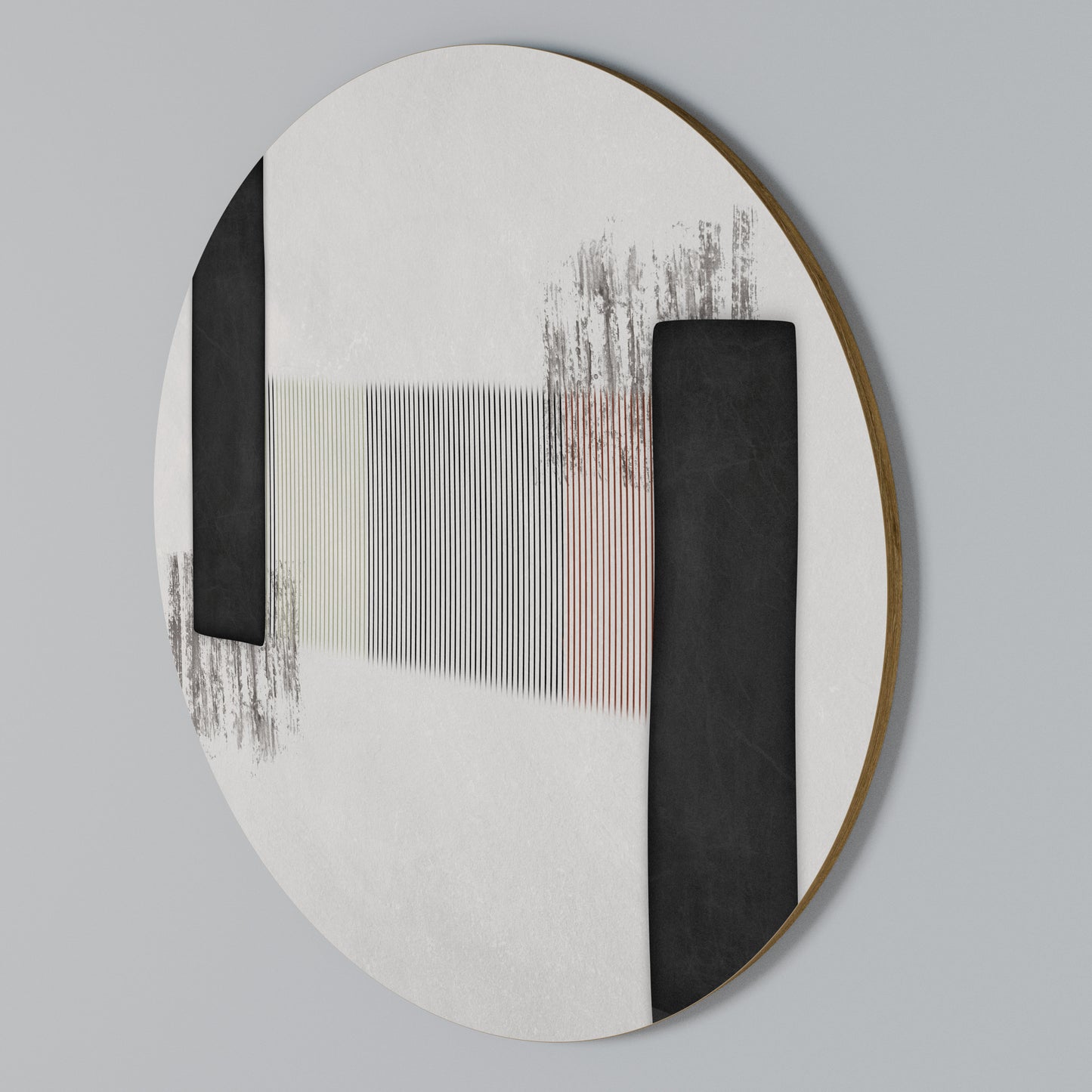 OBDYDIAN PRELUDE Arte de Parede Redonda