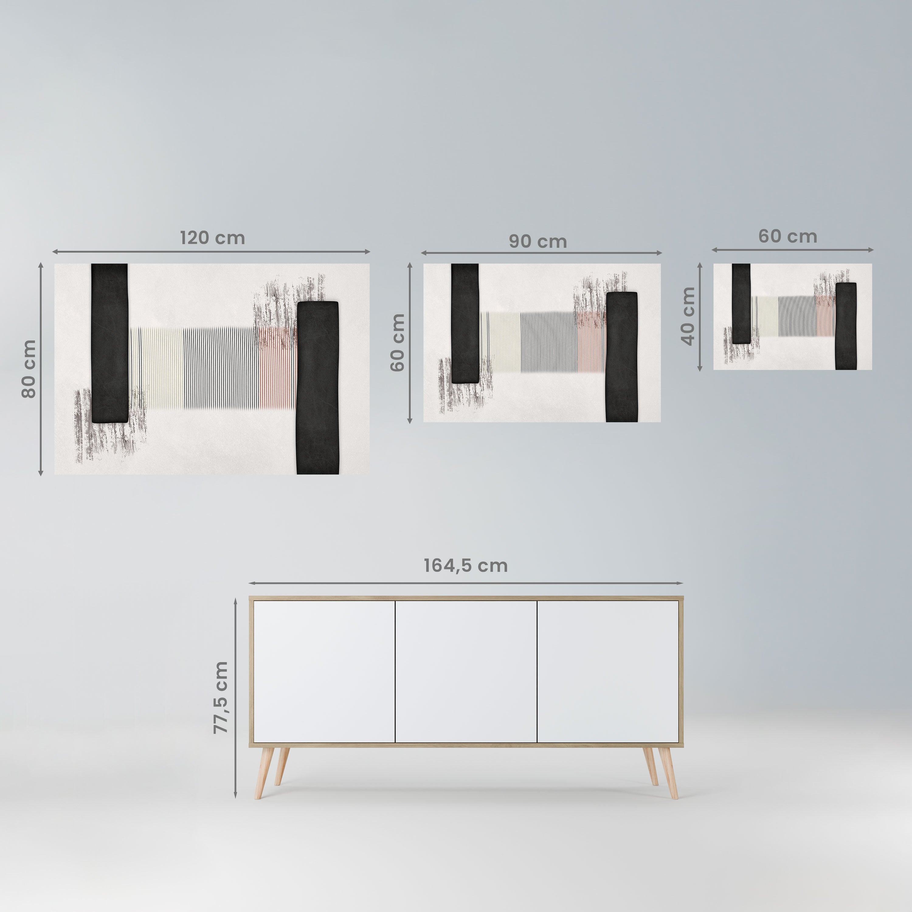 OBDYDIAN PRELUDE Peel and Stick Horizontal Poster