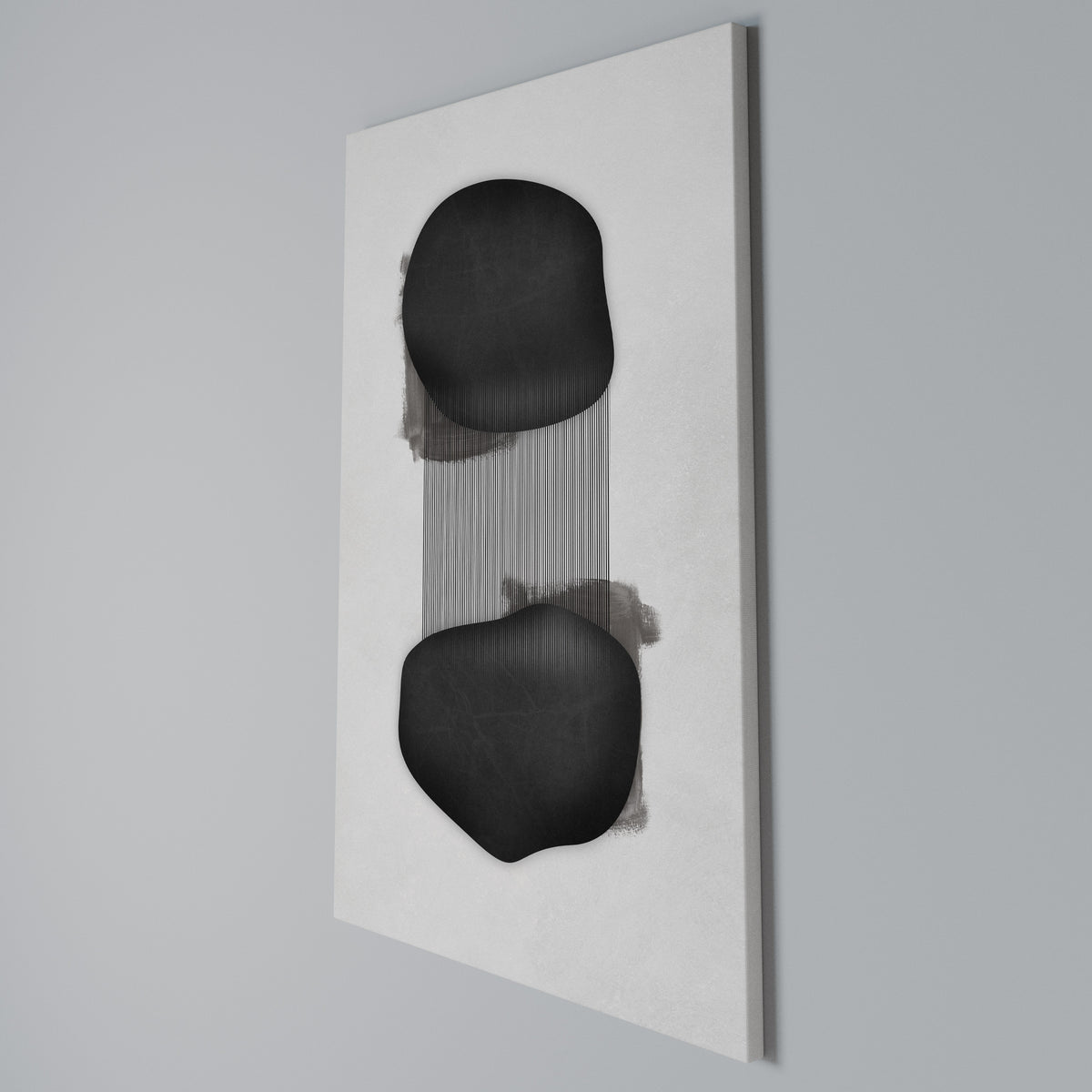 BLACK OVERTURE Quadro em tela vertical