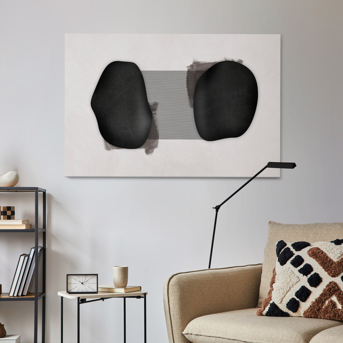 BLACK OVERTURE Horizontal Canvas Print
