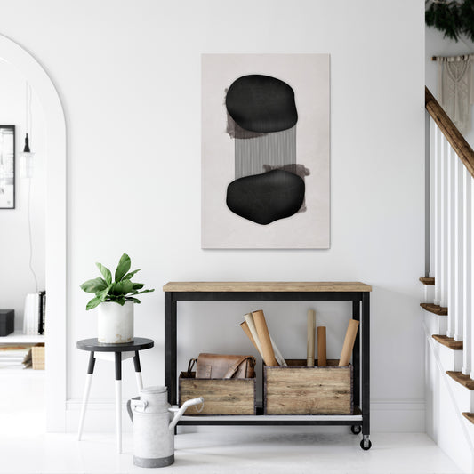 BLACK OVERTURE Quadro em tela vertical