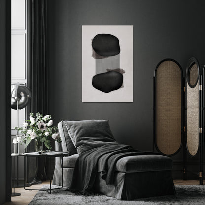 BLACK OVERTURE Quadro em tela vertical