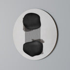 BLACK OVERTURE Round Wall Art