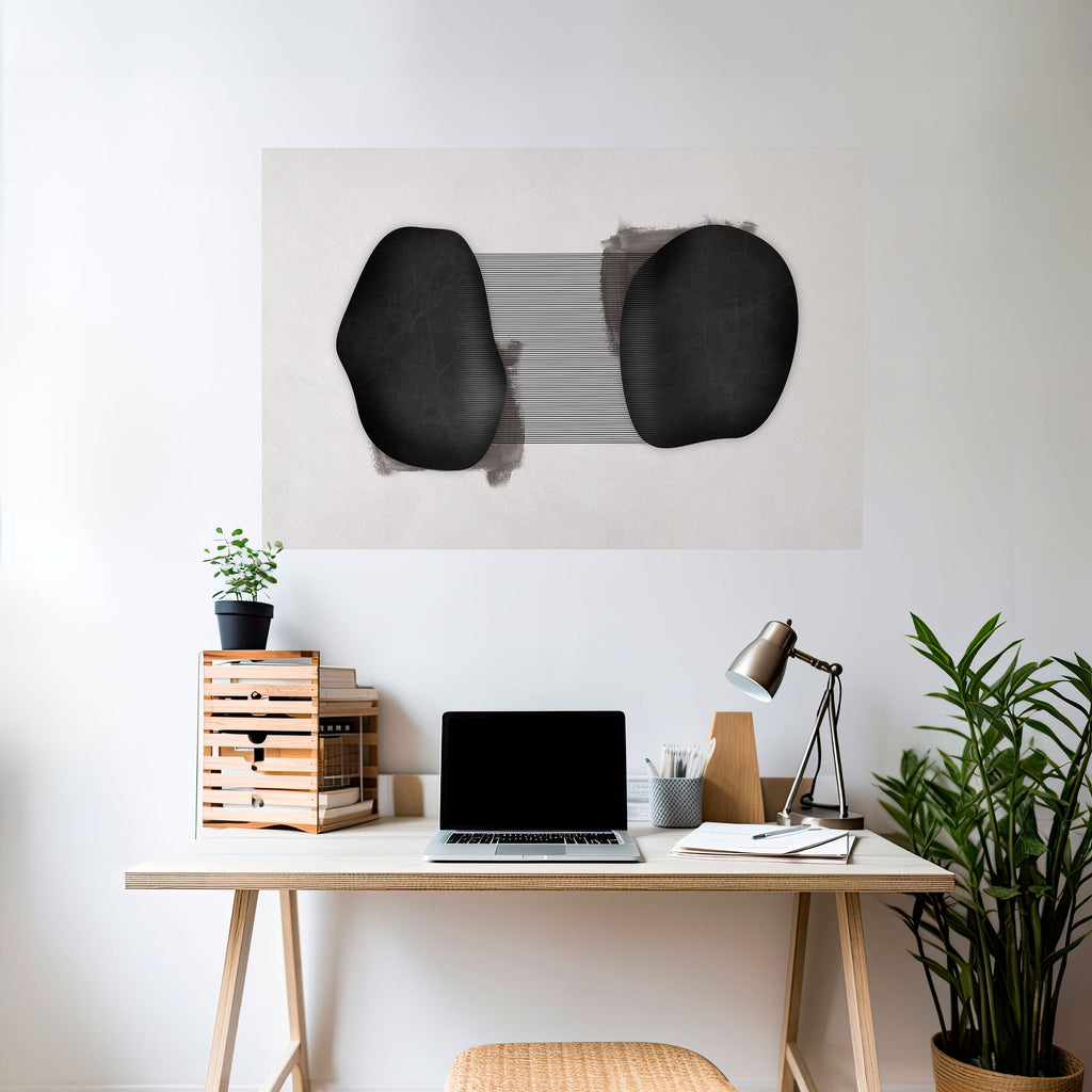 BLACK OVERTURE Poster Horizontal Autocolante