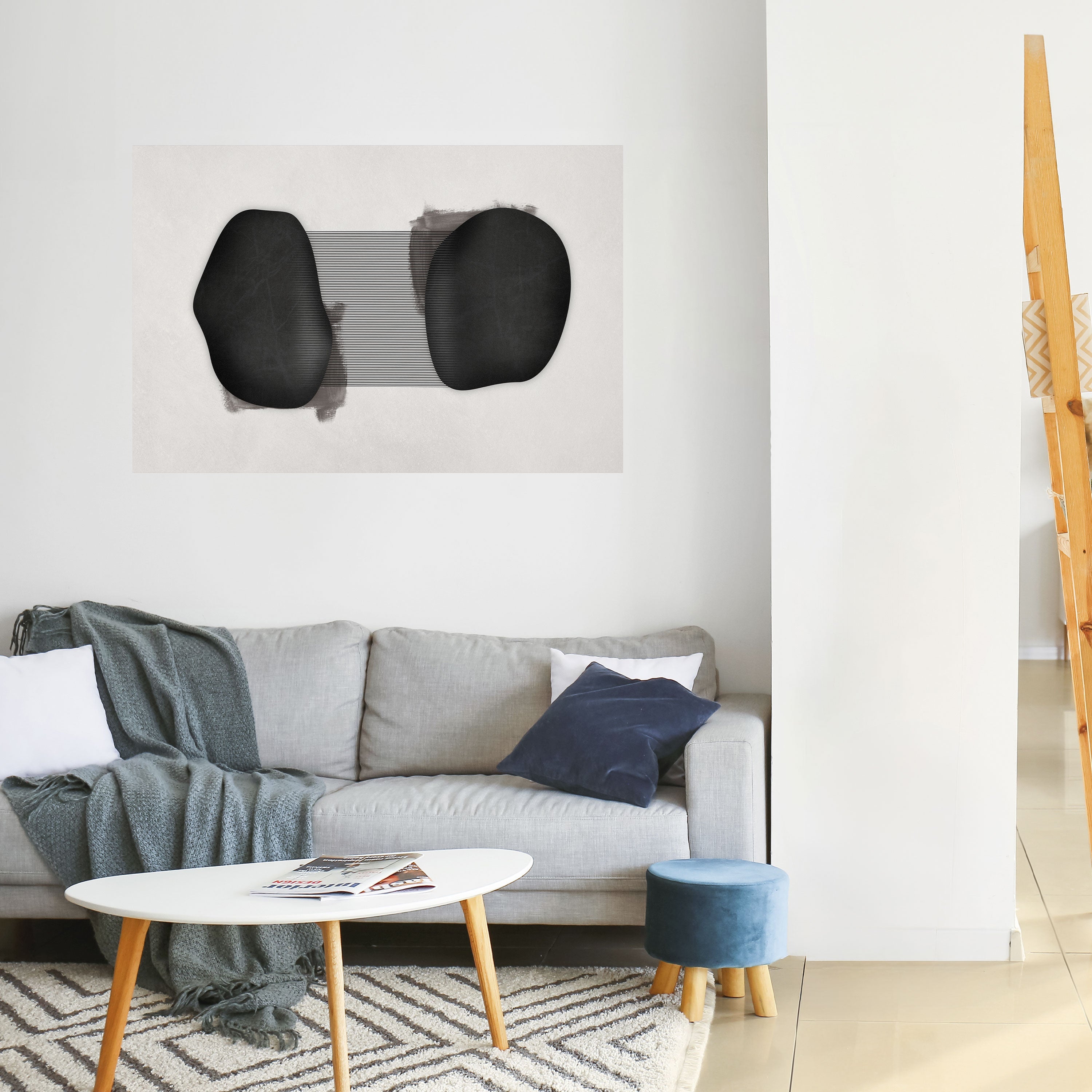 BLACK OVERTURE Poster Horizontal Autocolante