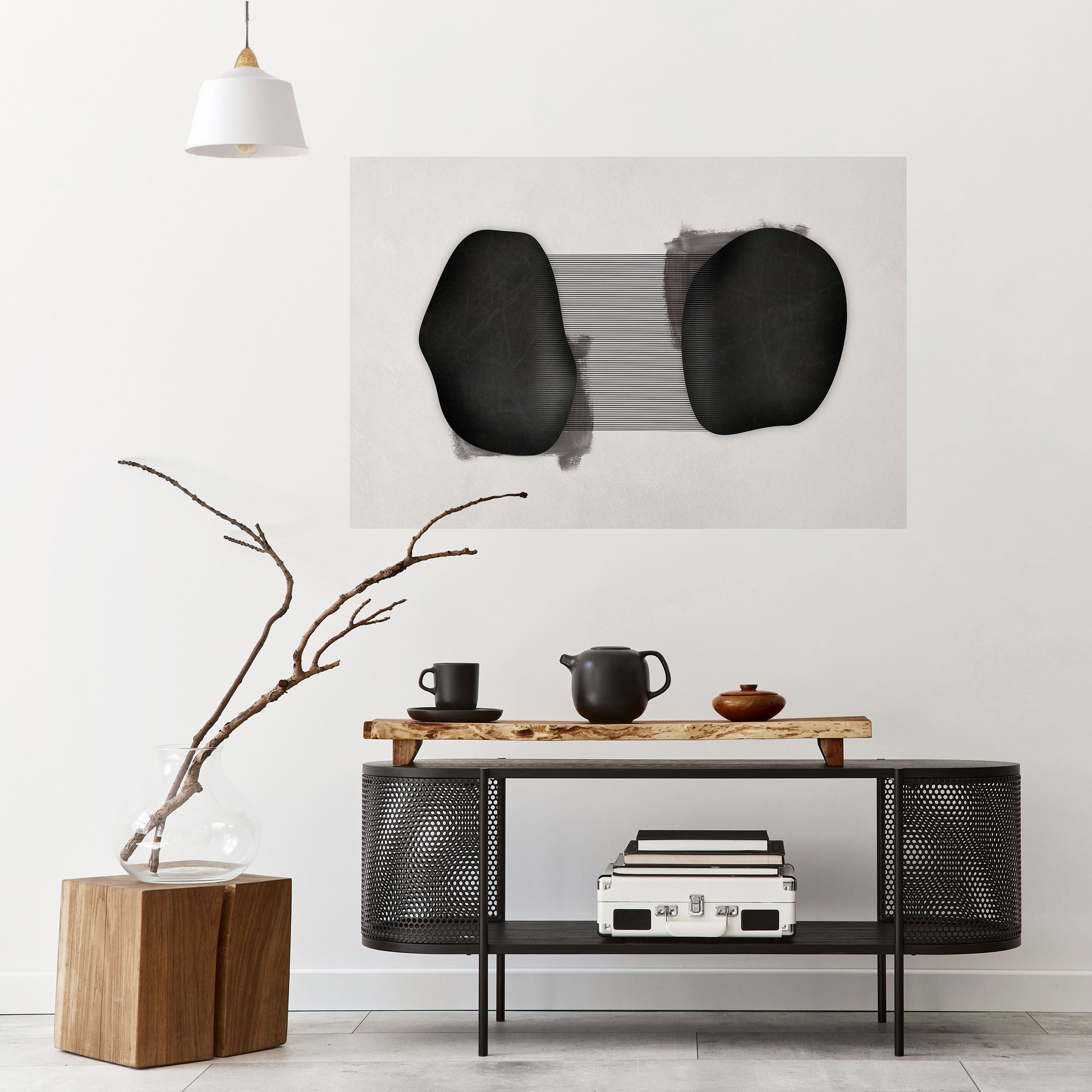 BLACK OVERTURE Poster Horizontal Autocolante