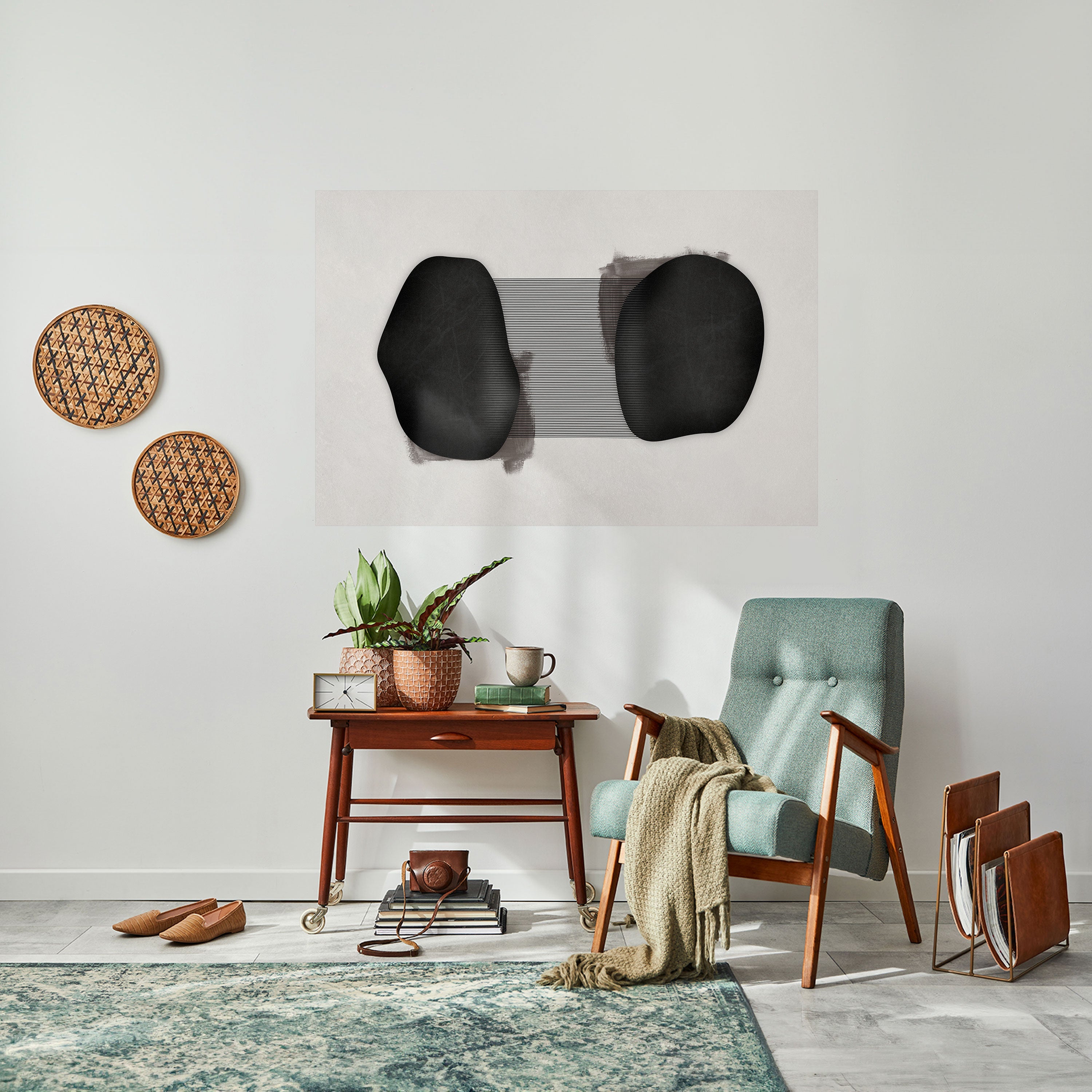 BLACK OVERTURE Poster Horizontal Autocolante