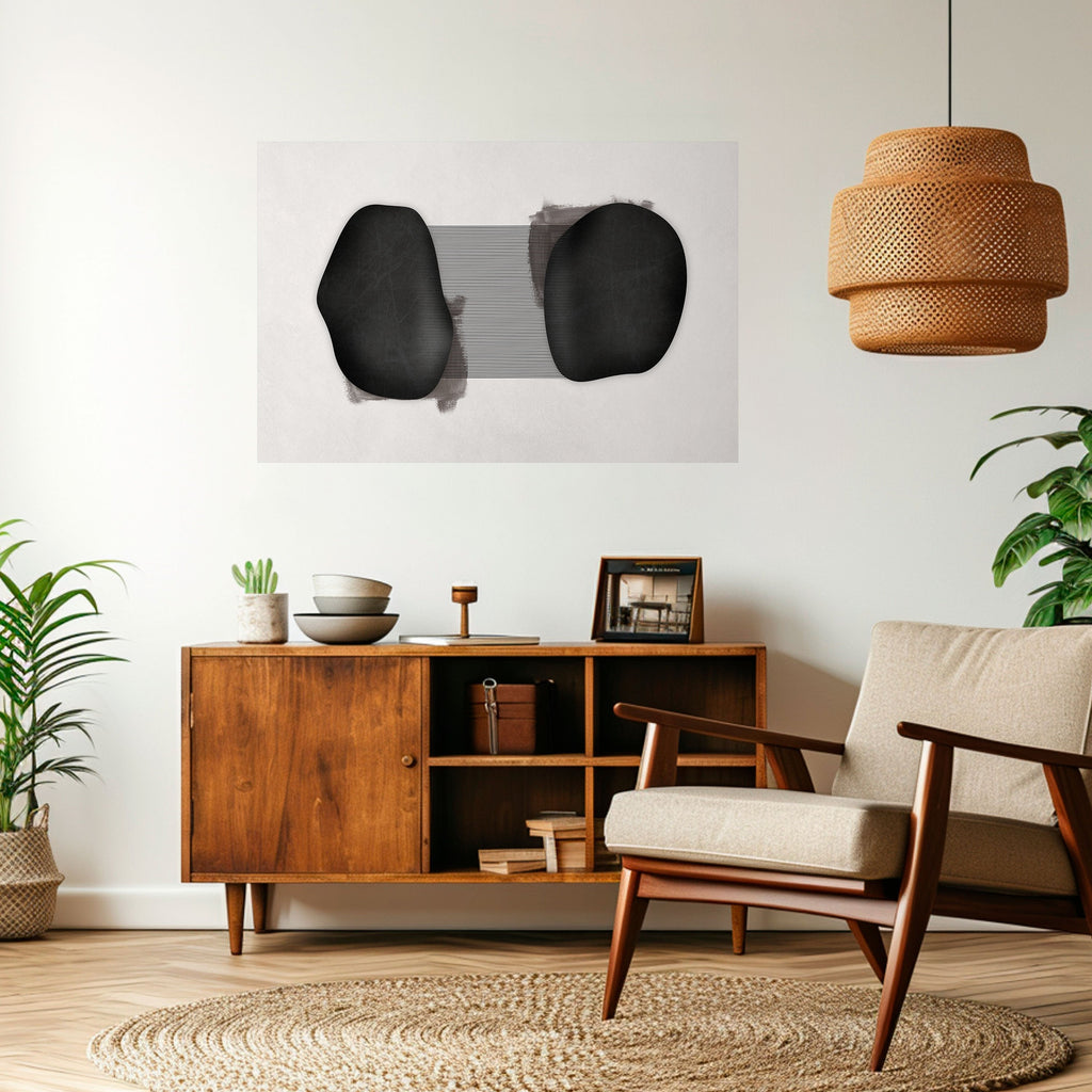 BLACK OVERTURE Poster Horizontal Autocolante